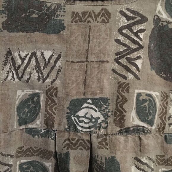 Vintage Bugle Boy short sleeve button up shirt L - Picture 4 of 7